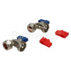 Hose Taps Angled (1 Pair) (for Plumbing In Your Appliances )