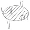 Grill Rack For Microwave Turntable 210MM DIA.