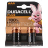 Duracell AAA Batteries (PACK4) Single Pack