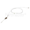 Miele Oven Top Element Temperature Sensor / Probe : PT1000 ( 1000mm Total Length / 925mm Cable To Brown Block )
