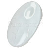 Whirlpool Oval Ignition Switch Button - White 2tag