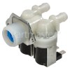 Cold Water Double Solenoid Inlet Valve : 180Deg. With 12 Bore Outlets