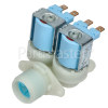 Listo Cold Water Double Solenoid Inlet Valve : 180Deg. With 12 Bore Outlets