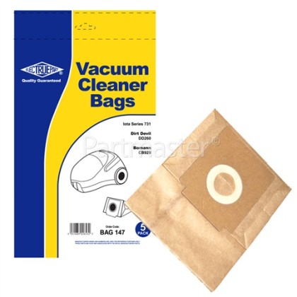 Black & Decker 72 Dust Bag (Pack Of 5) - BAG147
