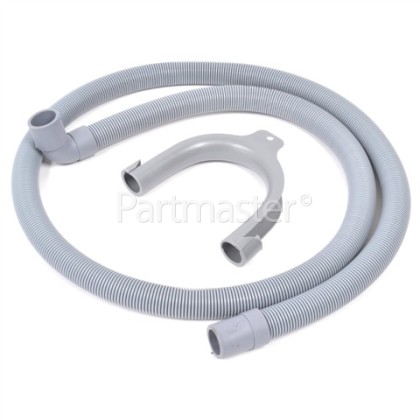 Candy Universal Drain Hose 1. 5M (Straight To Right Angle End) - For 21/22MM Outlets
