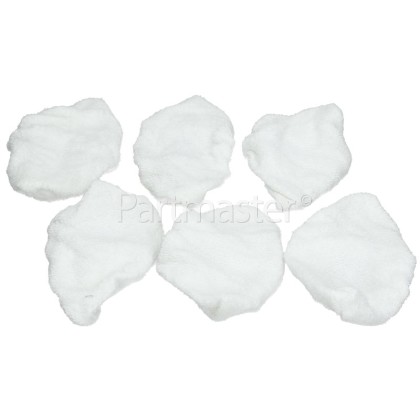 Polti Compatible Polti Steam Cloth Sockettes - Pack Of 6