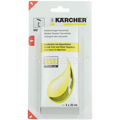 Karcher Window Cleaner Concentrate - Pack Of 4