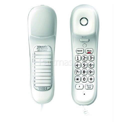 BT Duet 210 Corded Analogue Telephone www.partmaster.co.uk