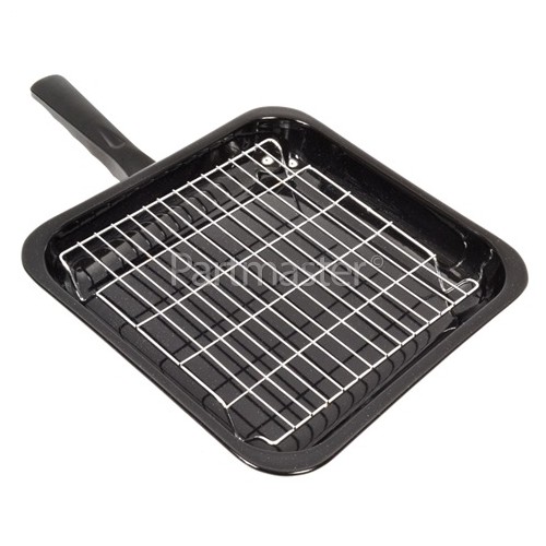 Universal Grill Pan 285x275mm With Handle & Grid