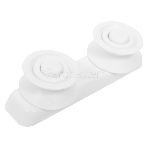 Gorenje Upper Rail Support Basket Wheels : Also Fits Etna/Krting/Korting/Pelgrim/Sidex