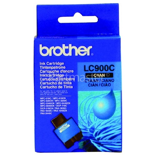 Brother Genuine LC900C Cyan Ink Cartridge