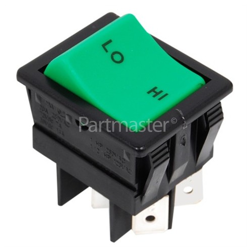 Numatic Henry Green Rocker Hi/Lo Switch : 4 Tag