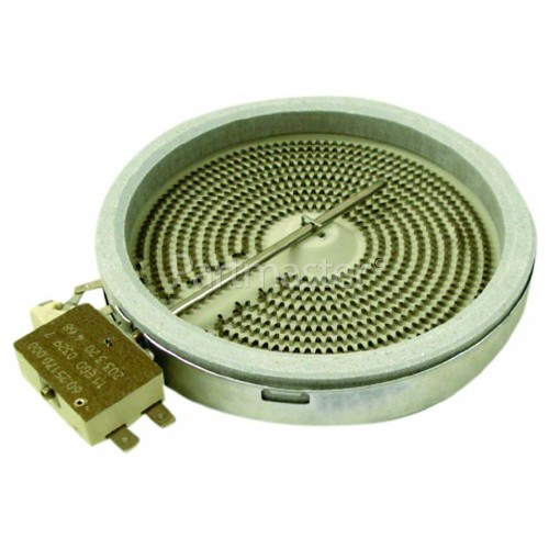 ATAG Ceramic Hotplate Element Single : EGO 60.25170.000 1200W 140mm