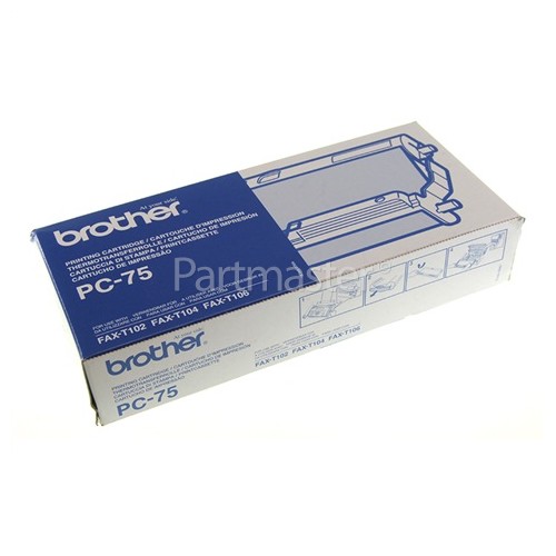 Brother Genuine PC75 Ribbon Cassette