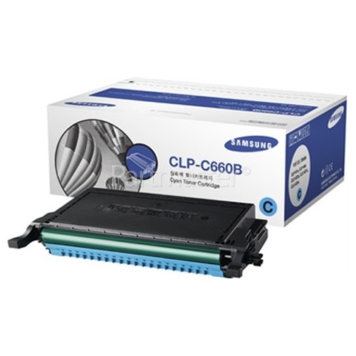 Samsung CLP-610 Genuine CLP-C660B Cyan High Capacity Toner Cartridge