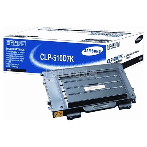 Samsung Genuine CLP510D7K Black High Yield Toner Cartridge