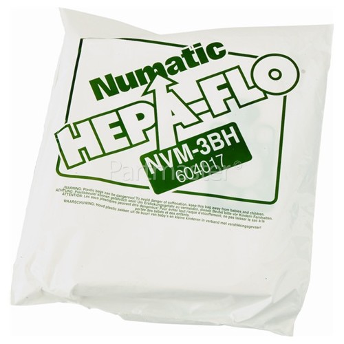 Numatic NVM-3BH 3 Layer Hepaflo Filter Dust Bag