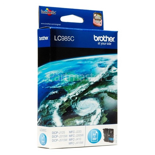 Brother Genuine LC985C Cyan Ink Cartridge