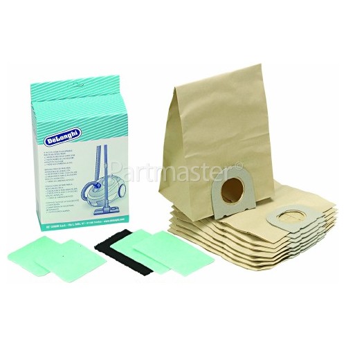 Delonghi XTW 15E TIGRA Paper Bags & Microfilters (Pack Of 10)