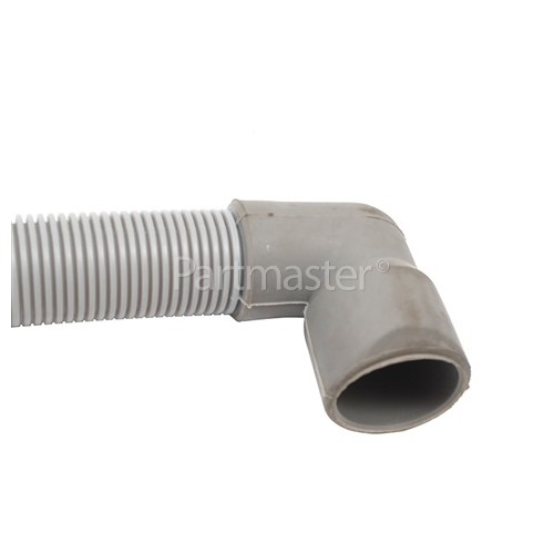 2.1mtr Drain Hose 21mm End With Right Angle End 21mm, Internal Dia.s' (Outlet BFLW75)