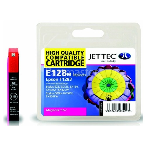 Jettec SX235W Remanufactured Epson T1283 Magenta Ink Cartridge