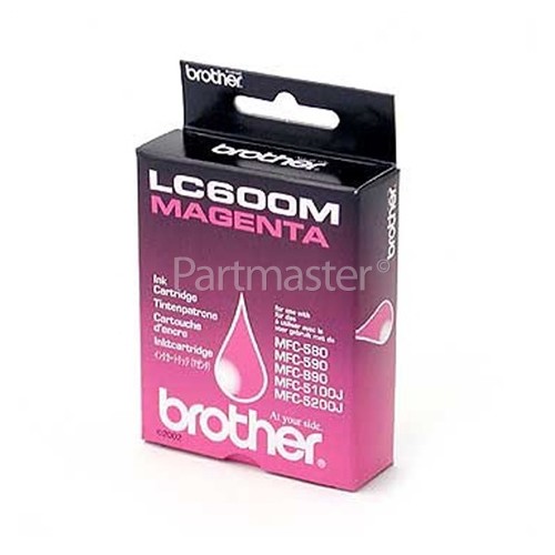 Brother Genuine LC600M Magenta Ink Cartridge