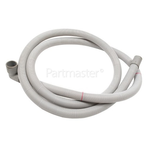 2.1mtr Drain Hose 21mm End With Right Angle End 21mm, Internal Dia.s' (Outlet BFLW75)