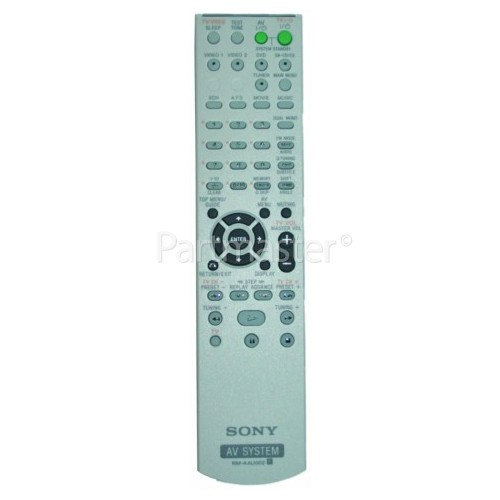 Sony RM-AAU002 Remote Control | www.partmaster.co.uk
