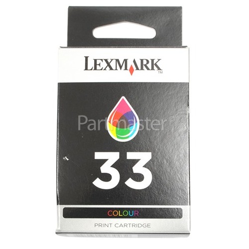 Lexmark Genuine No.33 Colour Print Cartridge