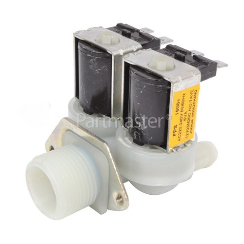 Cold Water Double Solenoid Inlet Valve : 180Deg. 12 Bore Outlets