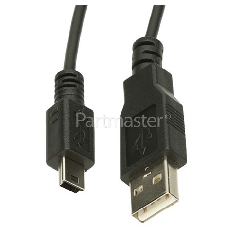 USB-Kabel Für Kameras – 1 Meter, Kompatibel Mit Canon, Nikon, GoPro (Mini-B Anschluss)