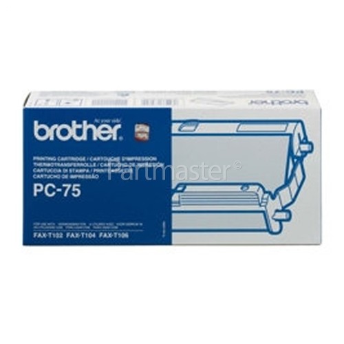 Brother Genuine PC75 Ribbon Cassette