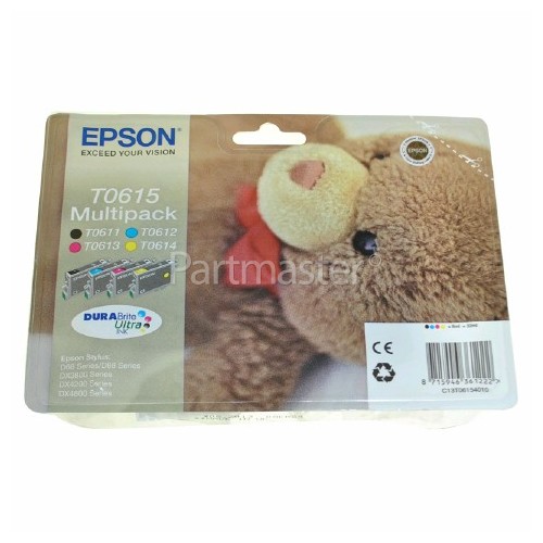 Epson 4800 Genuine T0615 Multi-Pack Ink Cartridges