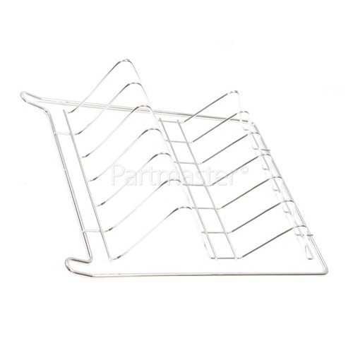 Falcon 6514 Falcon 900 Dual Fuel Nat Gas Black/Chrome Right Hand Plate Rack