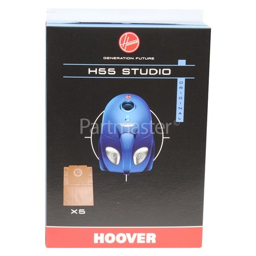 Hoover VC 0017 E H55 Dust Bag (Pack Of 5)