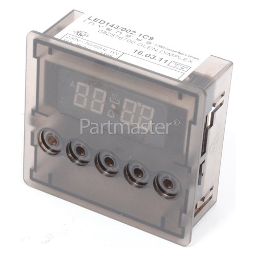 Stoves Digital Timer Unit Invensys LED143/002.1C9 www.partmaster.co.uk