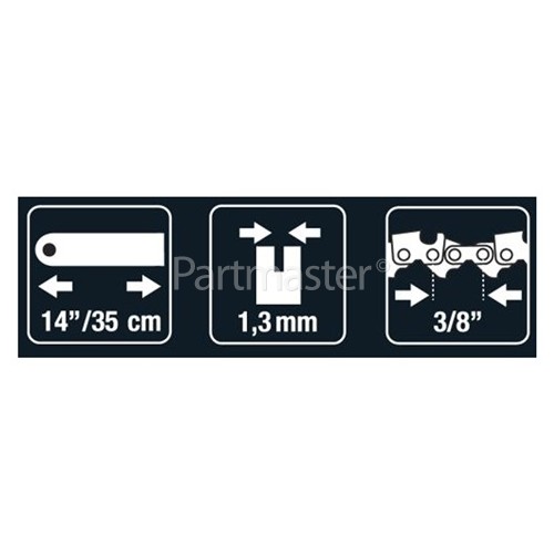 McCulloch BRO021 35.56cm (14") 50 Drive Link Chainsaw Bar