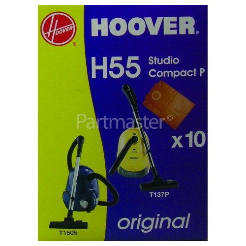 Hoover VC 0017 E H55 Dust Bag (Pack Of 10)