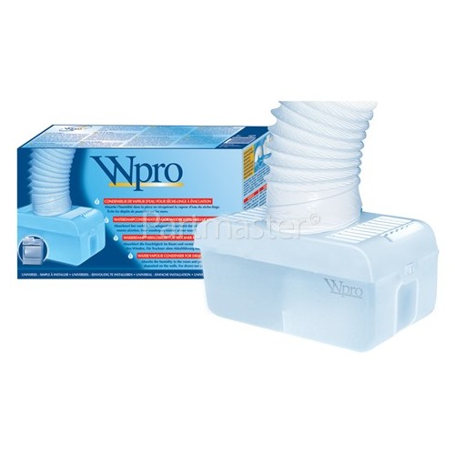 Wpro Universal Indoor Water Condenser Vent Kit (1.2m / 4" Hose) www