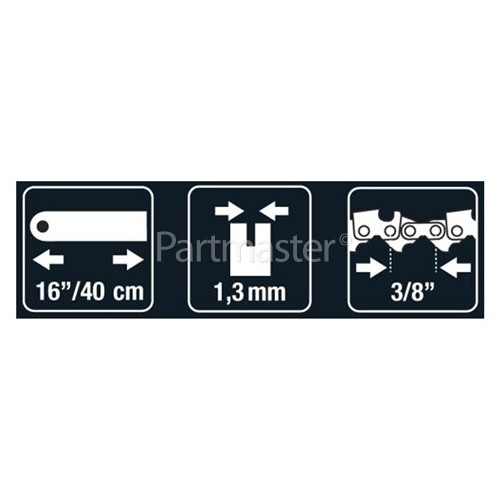 McCulloch BRO031 40cm (16") 55 Drive Link Chainsaw Bar