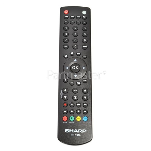 Sharp RC1910 Remote Control | www.partmaster.co.uk