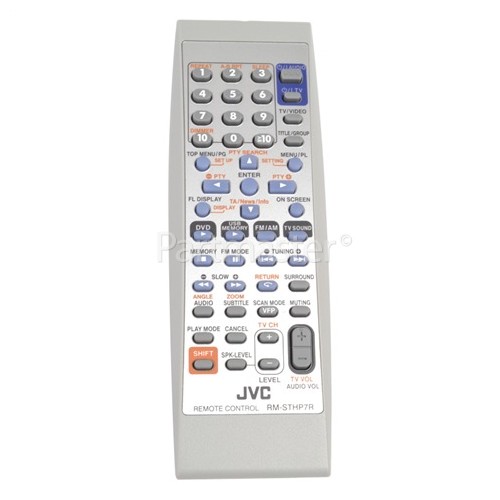 JVC RMSTHP7R Remote Control www.partmaster.co.uk