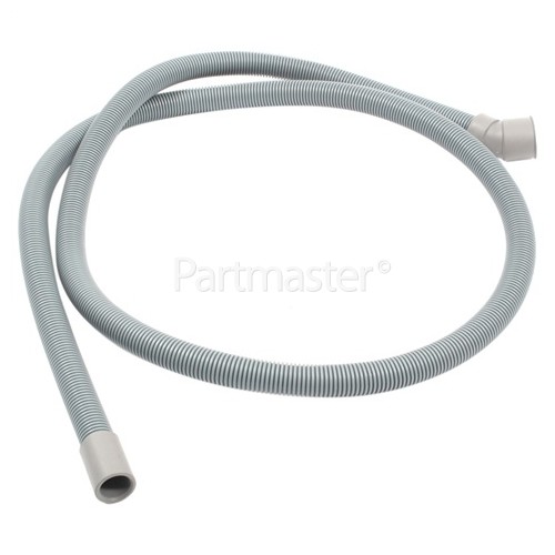 Hoover / Candy / Haier 2mtr. Drain Hose 17mm End With Slight Angle End 30mm, Internal Dia.s'