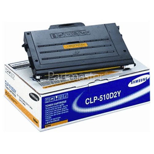 Samsung Genuine CLP510D2Y Yellow Standard Yield Toner Cartridge