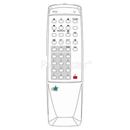 Remotes Obsolete RC726/HQ: Remote MIPE431