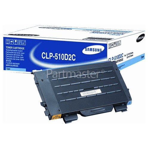 Samsung Genuine CLP510D2C Cyan Standard Yield Toner Cartridge