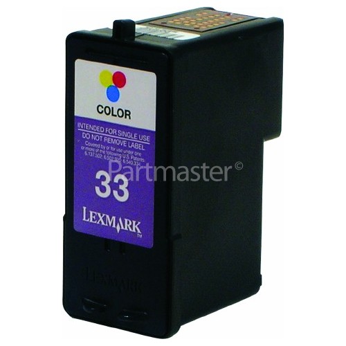 Lexmark Genuine No.33 Colour Print Cartridge