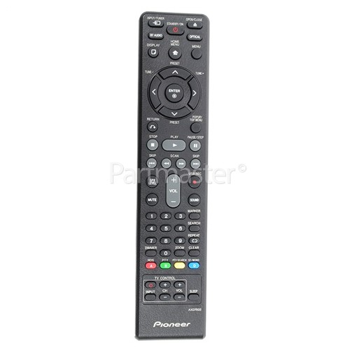 Pioneer XVBD707 Remote Control