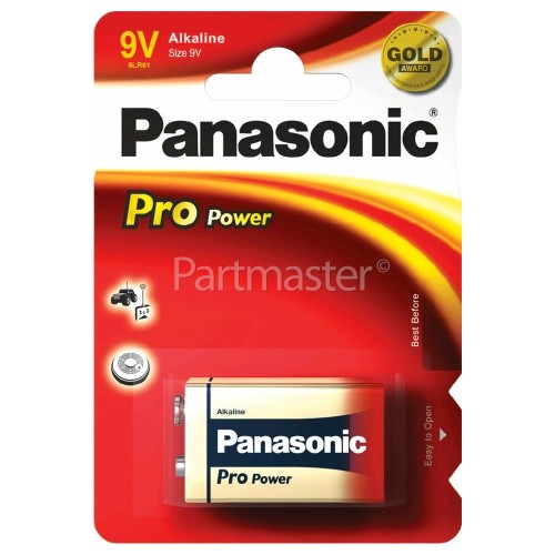 Panasonic 9V Alkaline Battery www.partmaster.co.uk