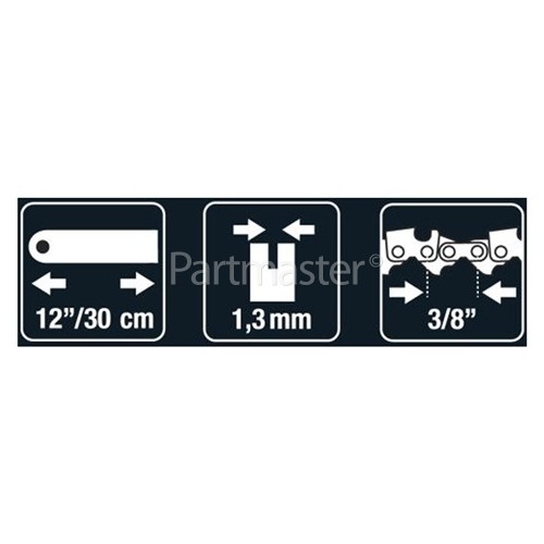 Partner BRO014 30cm (12") 45 Drive Link Chainsaw Bar